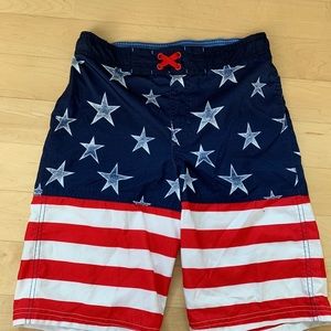 Cat and Jack American Flag Swim Trunks
